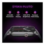SYSKA Pluto SW250 Smart Watch (Cloud Grey)
